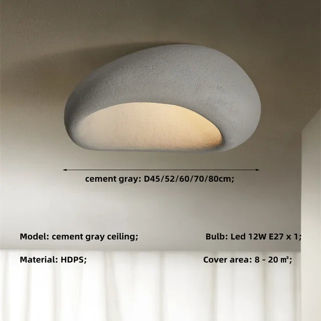 Hedgera - ZenLicht Wabi Sabi Plafondlamp voor Rustige Interieurs