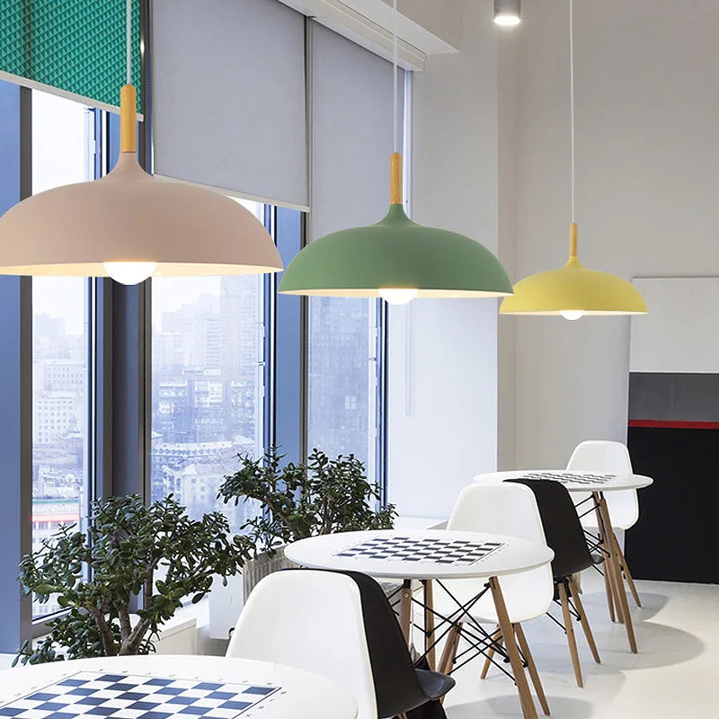 Beddora - NordicLight Scandinavische Eikenhouten Plafondlamp voor Moderne Ruimtes