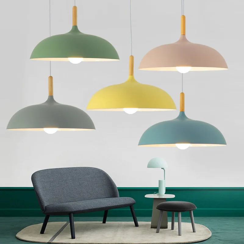 Beddora - NordicLight Scandinavische Eikenhouten Plafondlamp voor Moderne Ruimtes