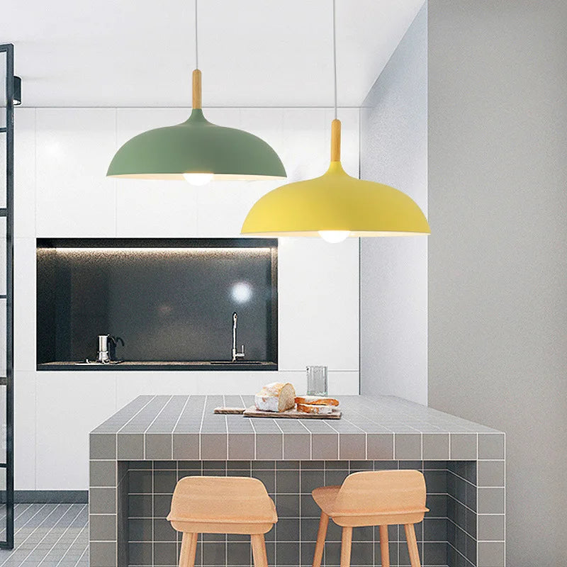 Beddora - NordicLight Scandinavische Eikenhouten Plafondlamp voor Moderne Ruimtes