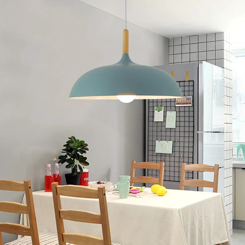 Beddora - NordicLight Scandinavische Eikenhouten Plafondlamp voor Moderne Ruimtes
