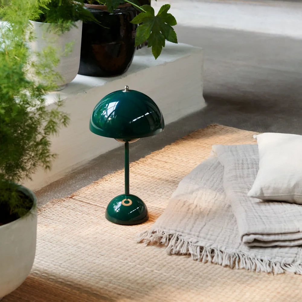 Lumora – Luxe Tafellamp in Paddenstoelvorm met Dimmer