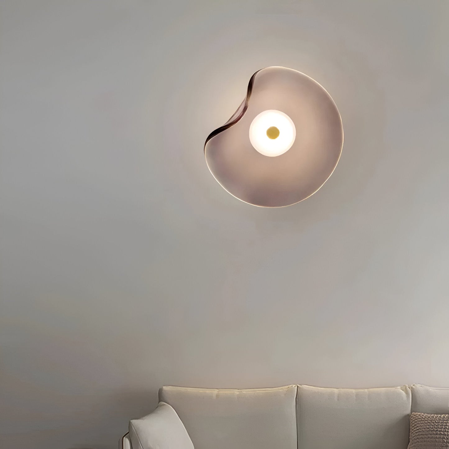 Ovola – Nordic Gebogen Glas LED Wandlamp