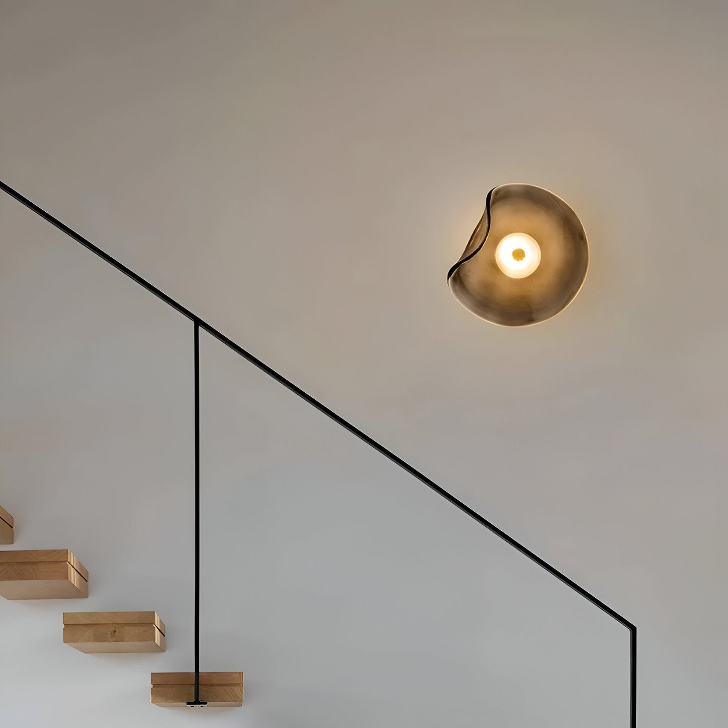 Ovola – Nordic Gebogen Glas LED Wandlamp