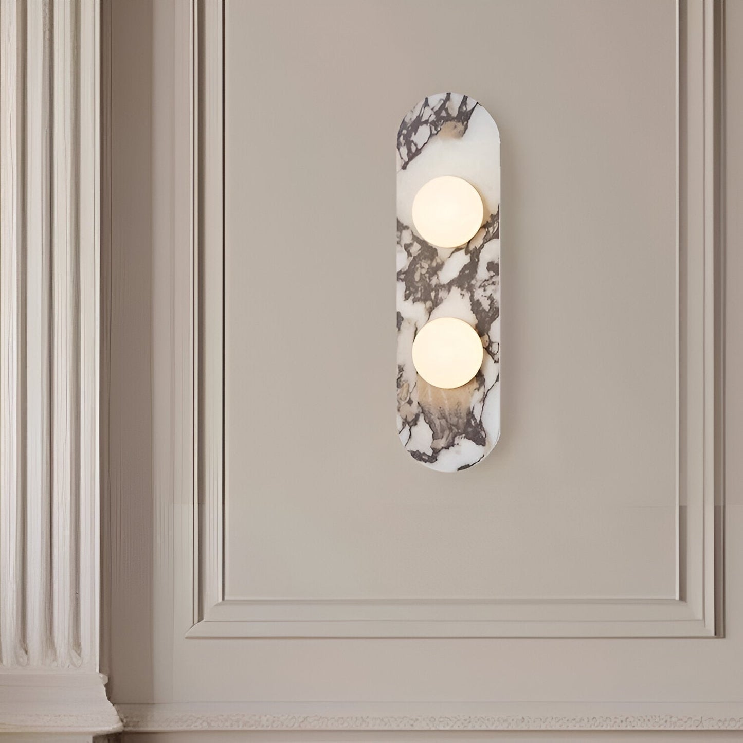 Averra – Franse Light Luxury Marmeren Wandlamp