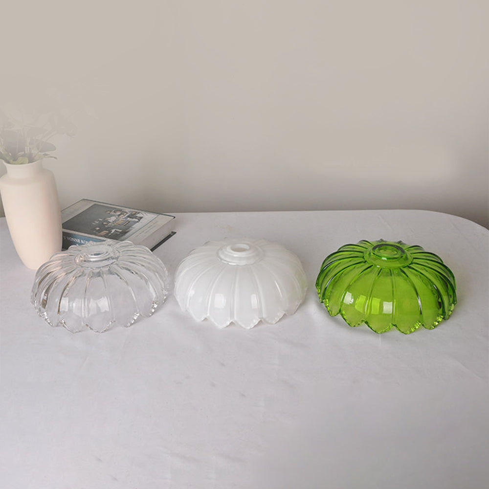 Accentra – Vintage Hanglamp met Glazen Bloemenkap