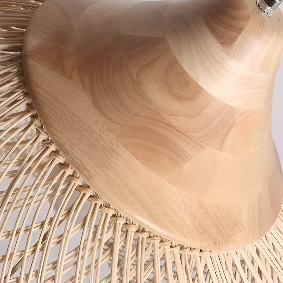 Solenne – Retro Boheemse Rattan Hanglamp