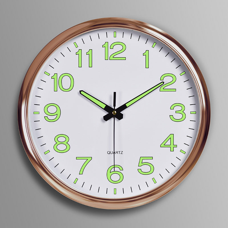 Hedgera - Stille Klaslokaal Wandklok Met LED-Licht En Modern Ontwerp