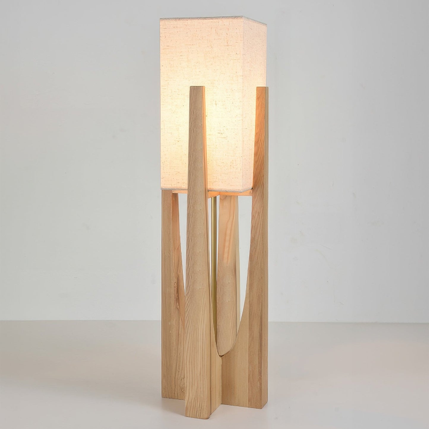 Roomisca - Eigentijdse Japanse Stijl Vloerlamp Met Wabi Sabi Charme
