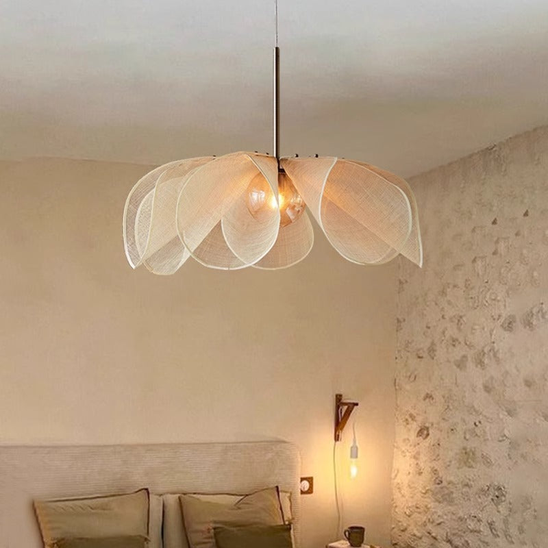 Deckora - Retro-geïnspireerde Stoffen Hanglamp Voor Gezellige Interieurs