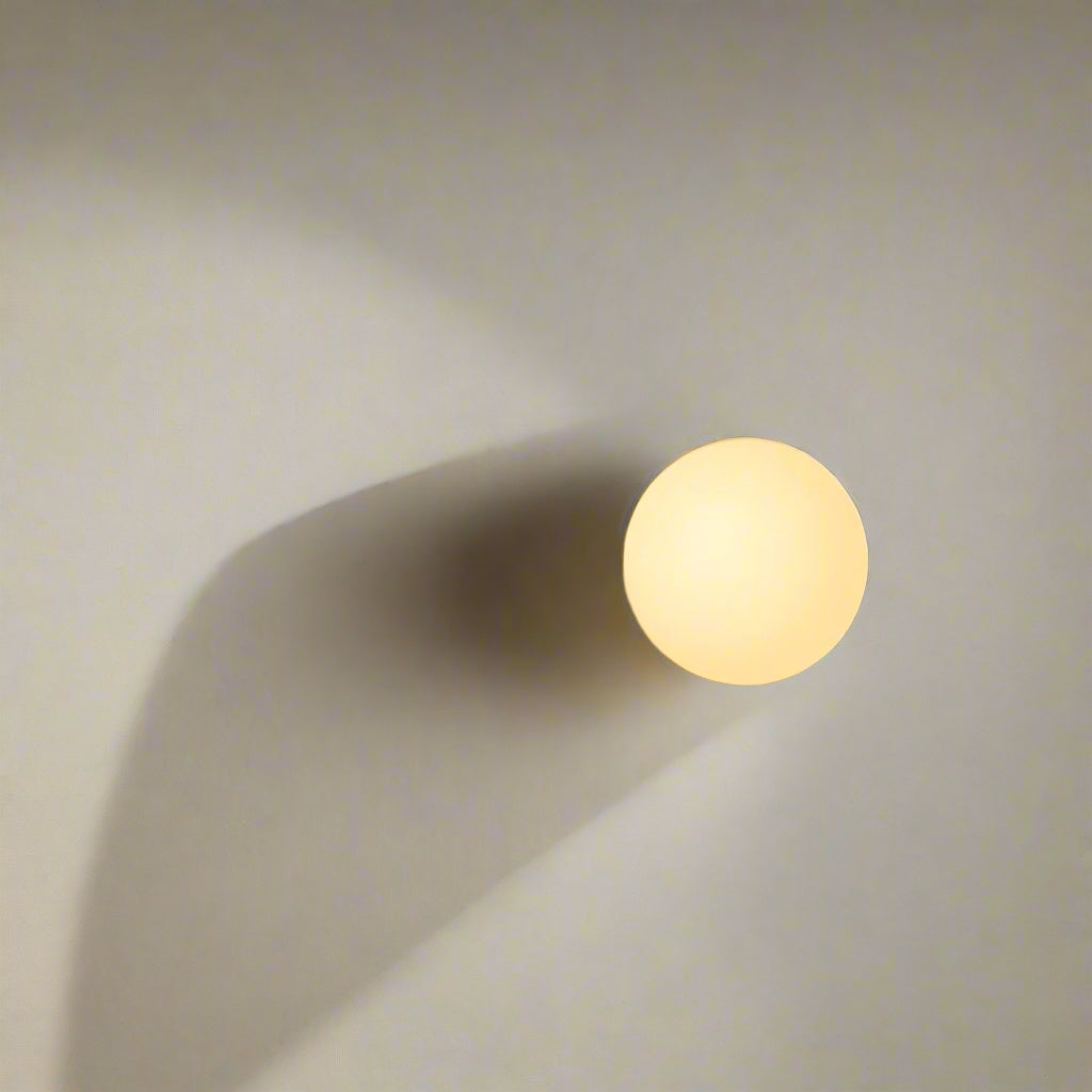 Dioscuri – Minimalistische Ronde Glas Wandlamp