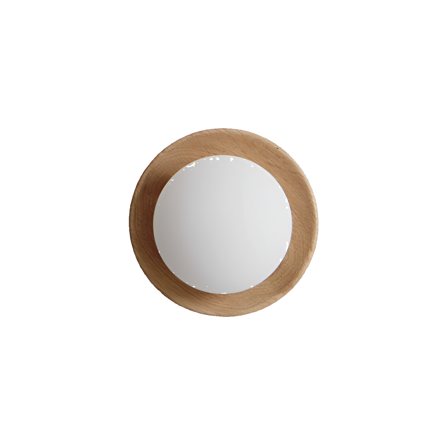 Liora – Scandinavische Minimalistische Hout & Glas LED Wandlamp