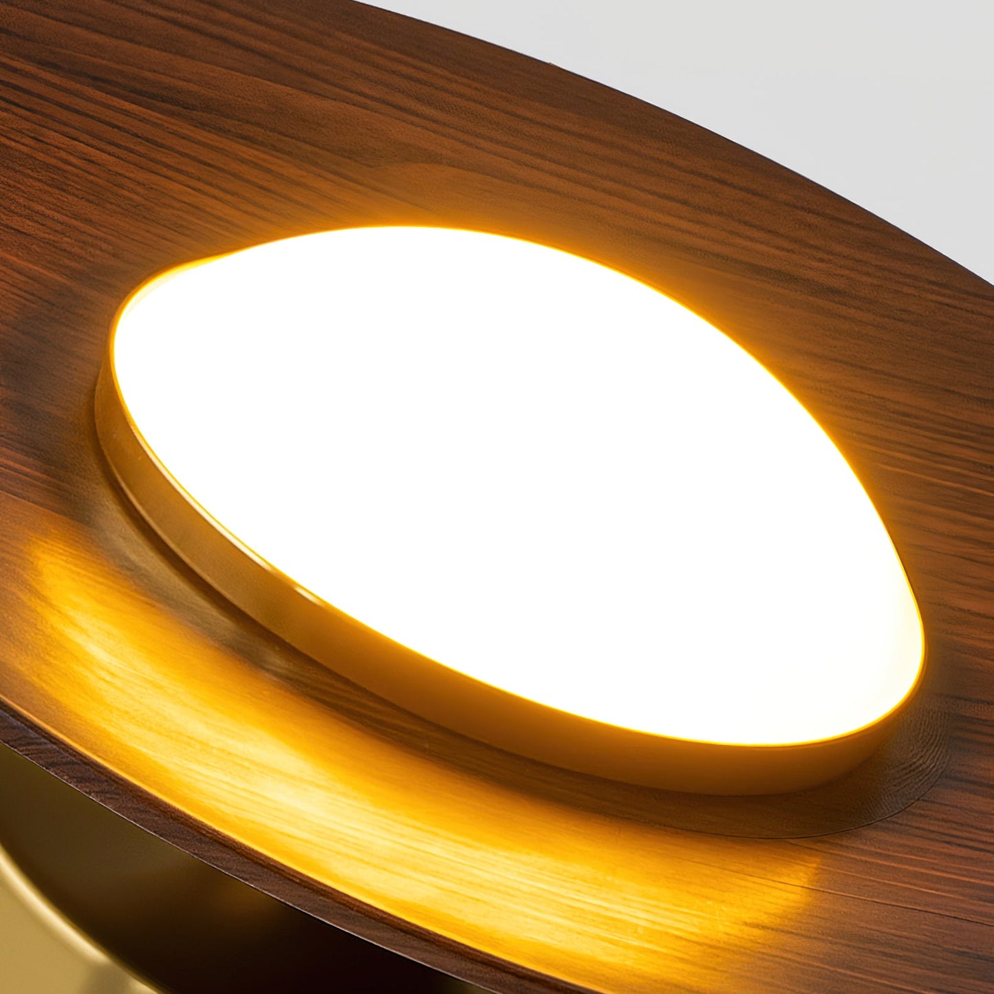 Illuvia - Strakke Plafondlamp Met Metalen Frame - Ronde Vorm