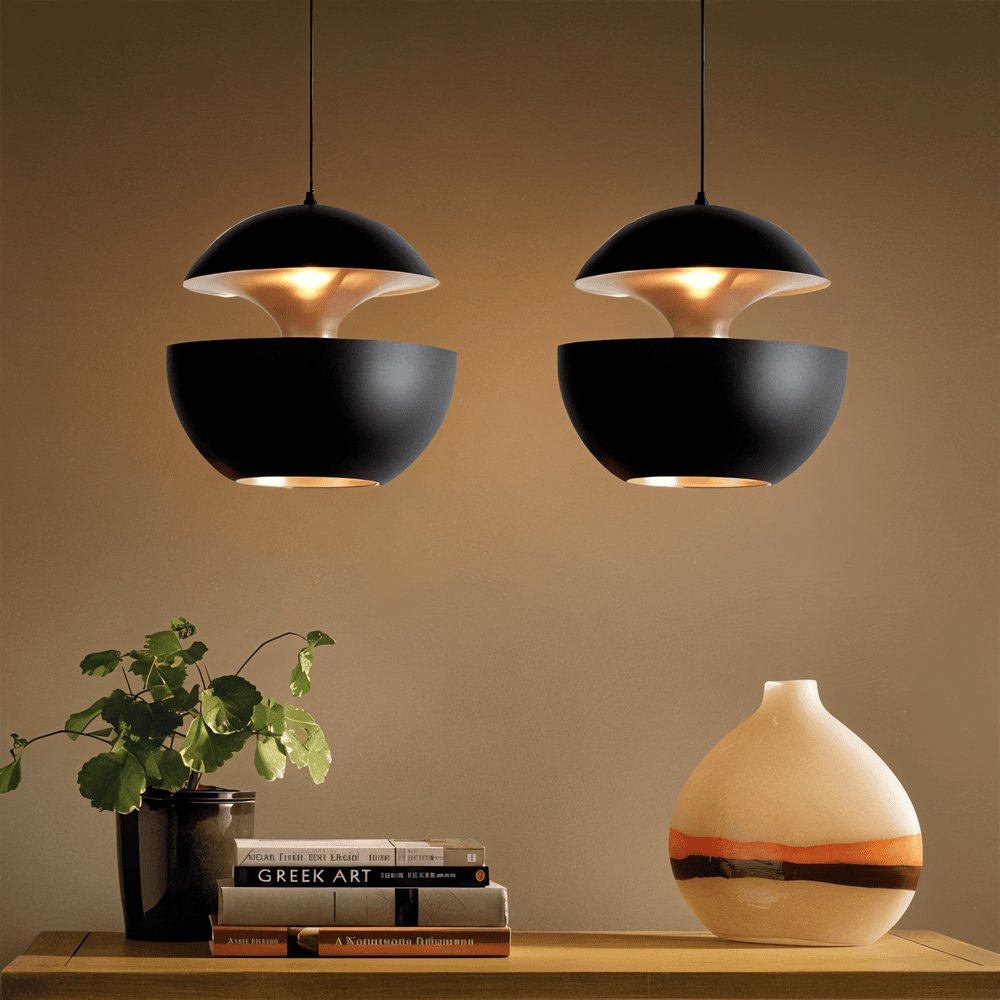 Apple – Moderne Zwart-Witte Hanglamp