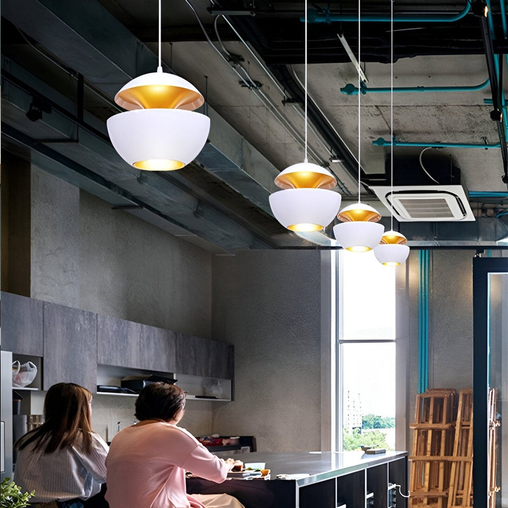 Apple – Moderne Zwart-Witte Hanglamp