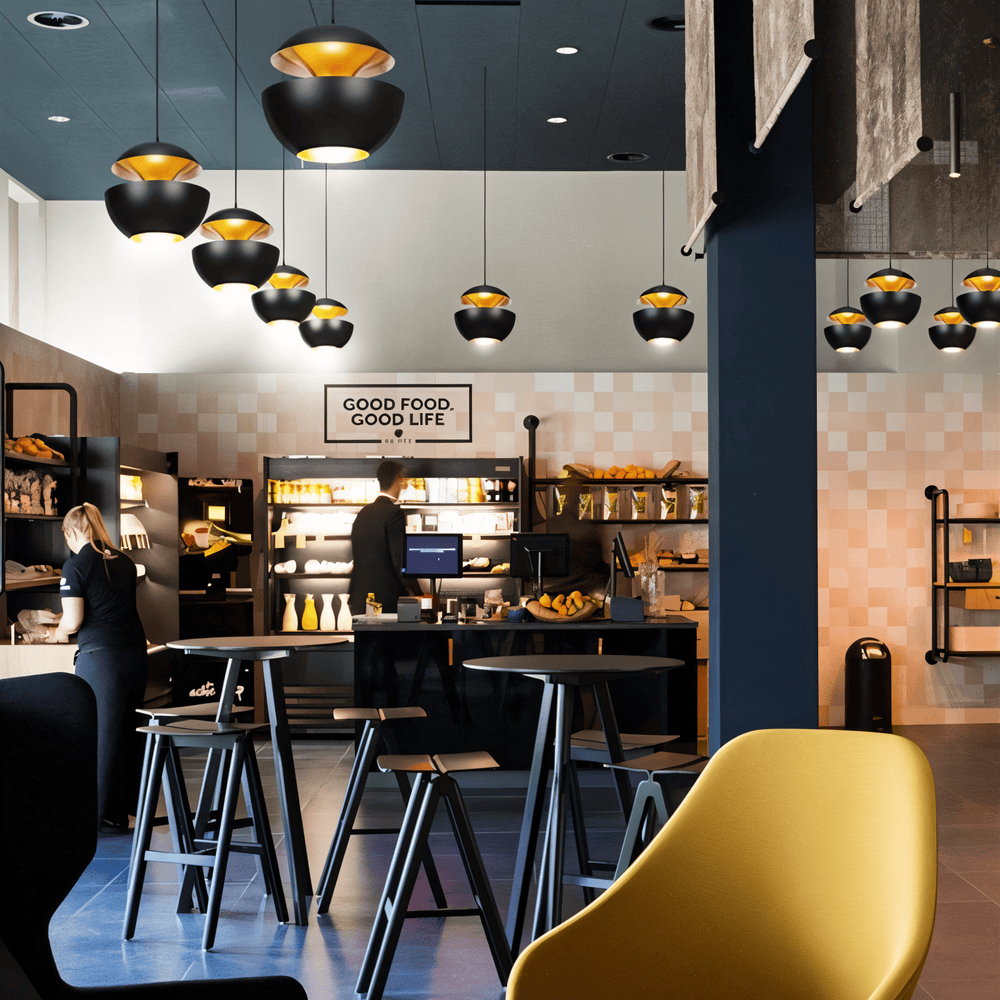 Apple – Moderne Zwart-Witte Hanglamp