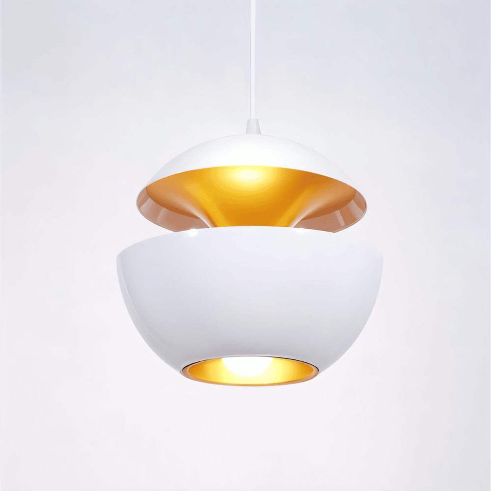 Apple – Moderne Zwart-Witte Hanglamp