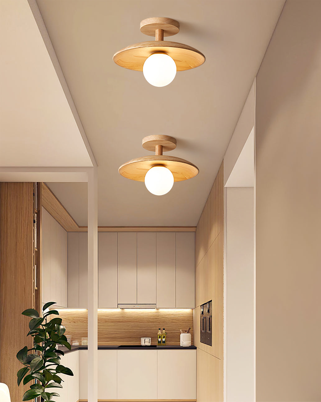Rayvia - Elegante Plafon Plafondlamp Met Zachte Sfeerverlichting