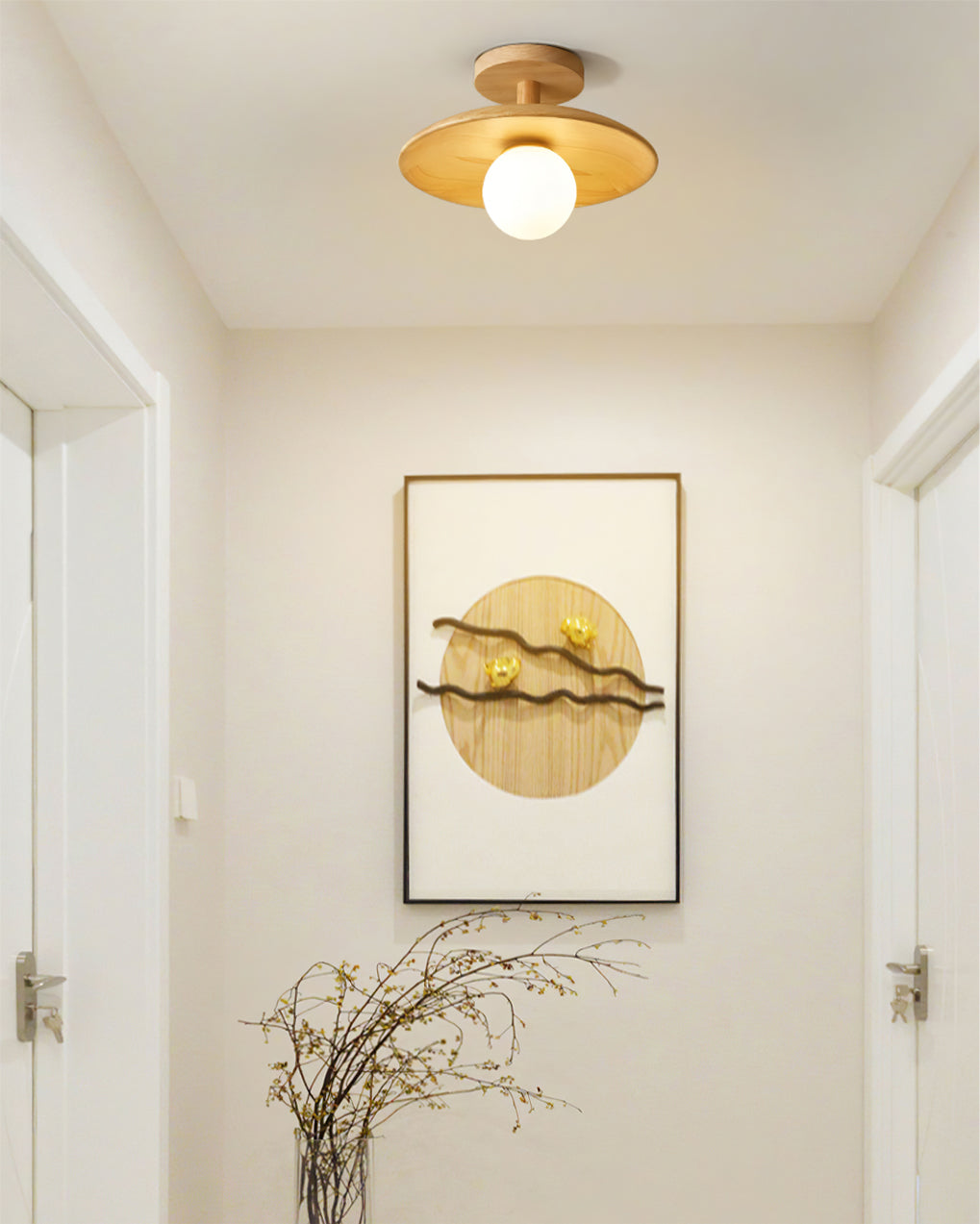 Rayvia - Elegante Plafon Plafondlamp Met Zachte Sfeerverlichting