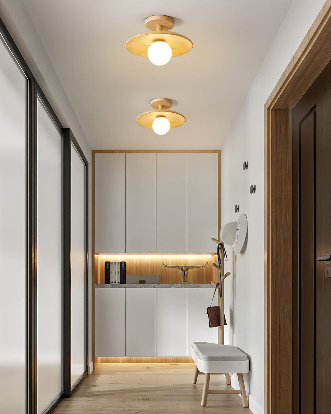 Rayvia - Elegante Plafon Plafondlamp Met Zachte Sfeerverlichting