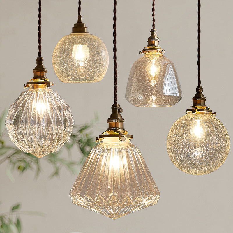 Aurelia – Kristallen Glazen Hanglamp (Plafondlamp, Nordic Retro, E27)
