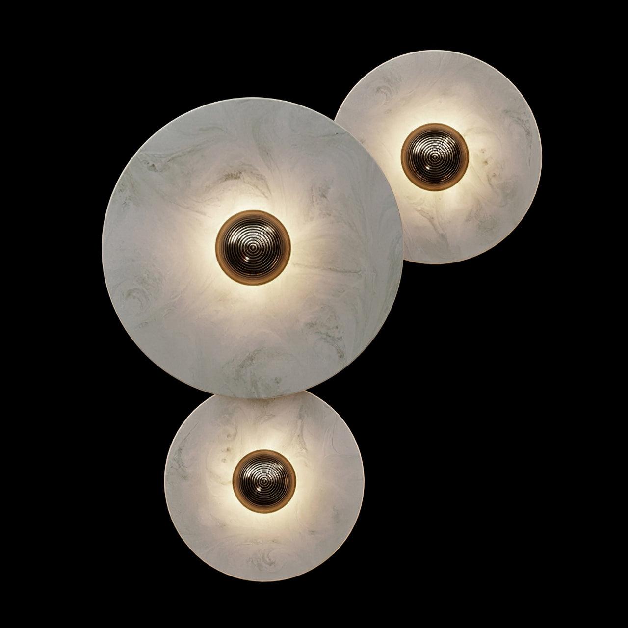 Radiessa - Stijlvolle Albasten Combinatie Wandlamp Voor Gezellige Ruimtes