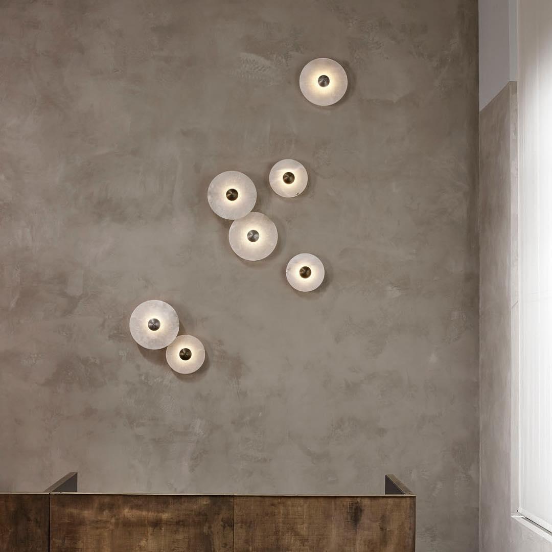 Radiessa - Stijlvolle Albasten Combinatie Wandlamp Voor Gezellige Ruimtes