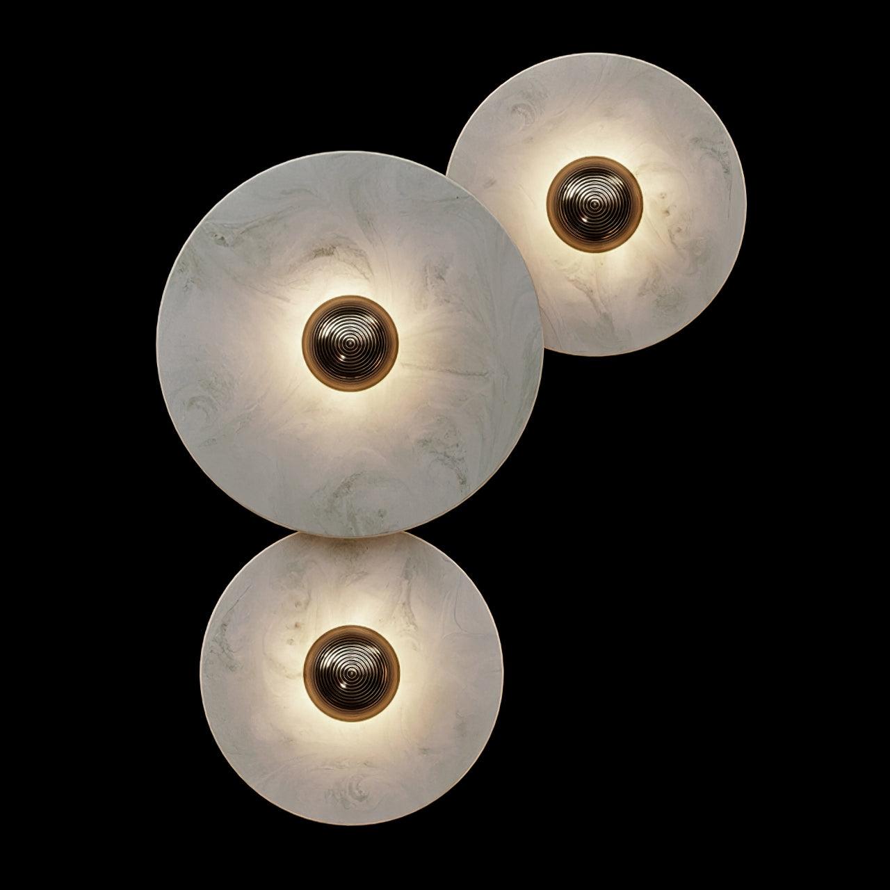 Radiessa - Stijlvolle Albasten Combinatie Wandlamp Voor Gezellige Ruimtes