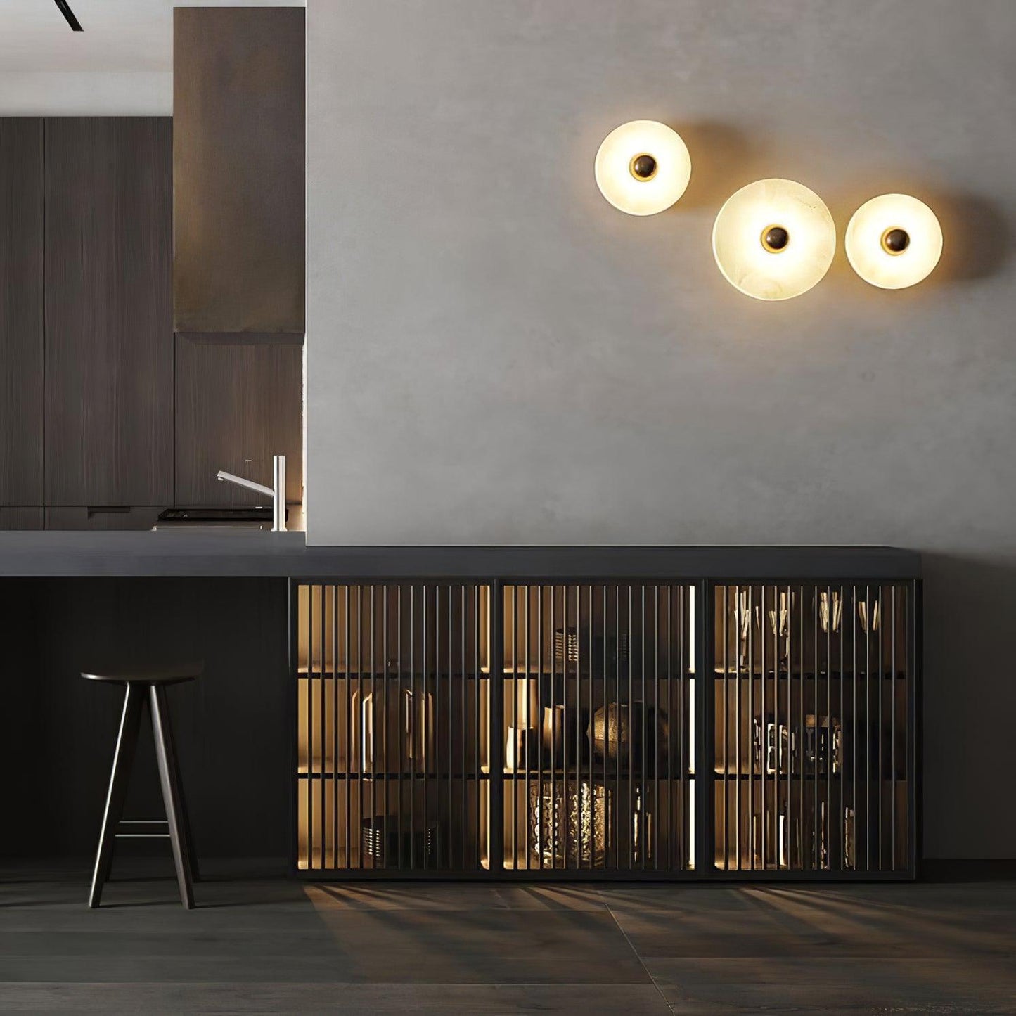 Radiessa - Stijlvolle Albasten Combinatie Wandlamp Voor Gezellige Ruimtes