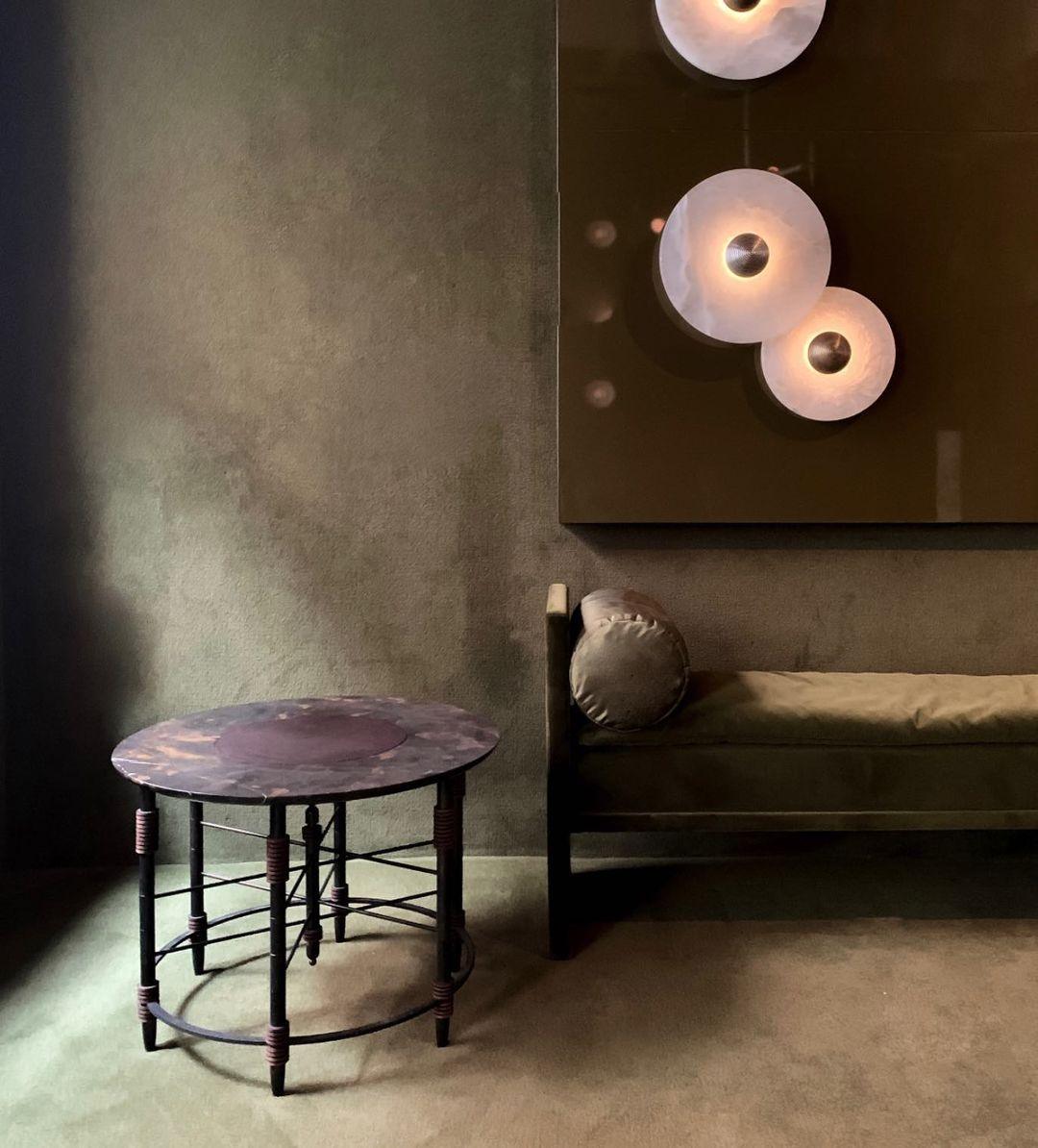 Radiessa - Stijlvolle Albasten Combinatie Wandlamp Voor Gezellige Ruimtes