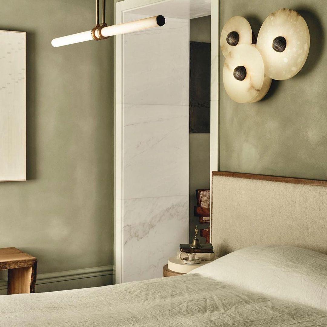 Radiessa - Stijlvolle Albasten Combinatie Wandlamp Voor Gezellige Ruimtes