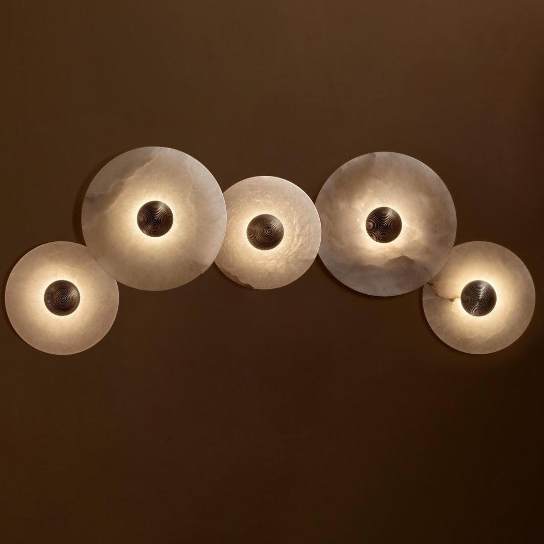 Radiessa - Stijlvolle Albasten Combinatie Wandlamp Voor Gezellige Ruimtes