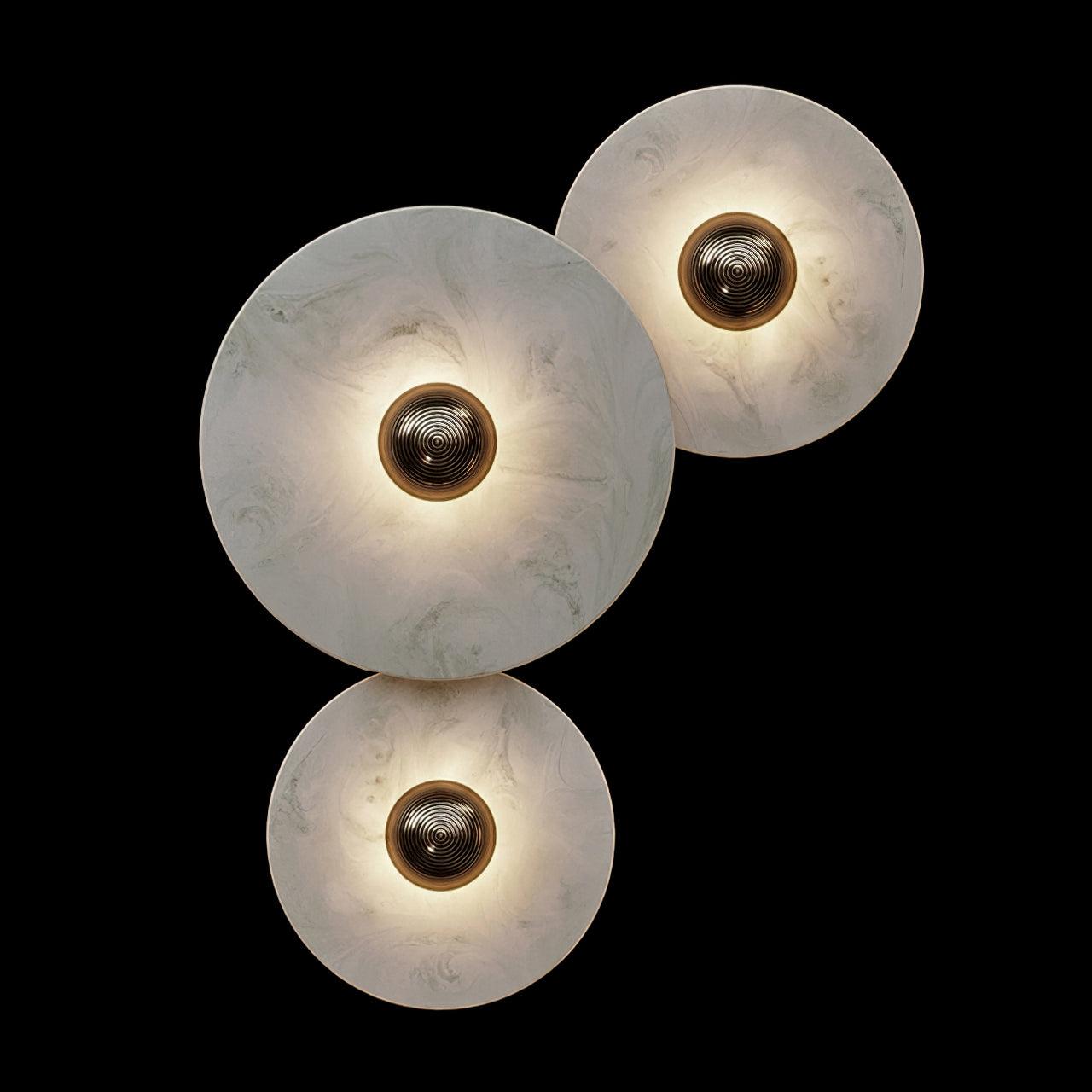 Radiessa - Stijlvolle Albasten Combinatie Wandlamp Voor Gezellige Ruimtes