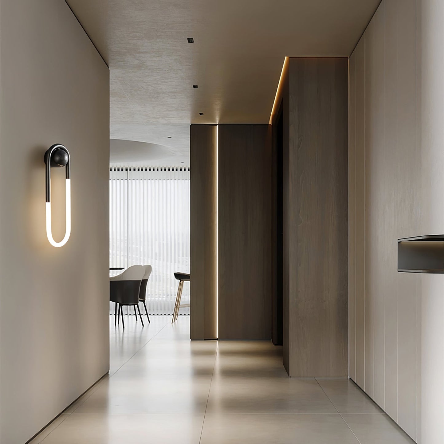 Vioren - Minimalistische Loop Wandlamp Voor Stijlvolle Verlichting