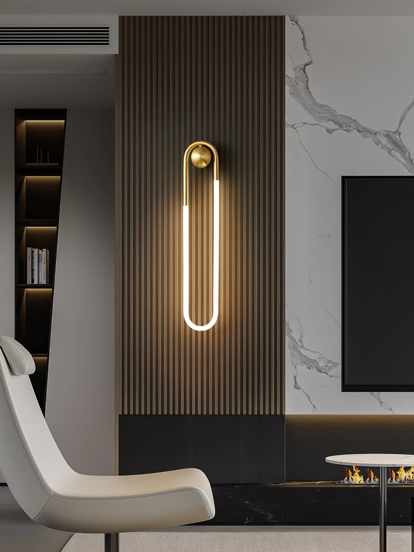 Vioren - Minimalistische Loop Wandlamp Voor Stijlvolle Verlichting