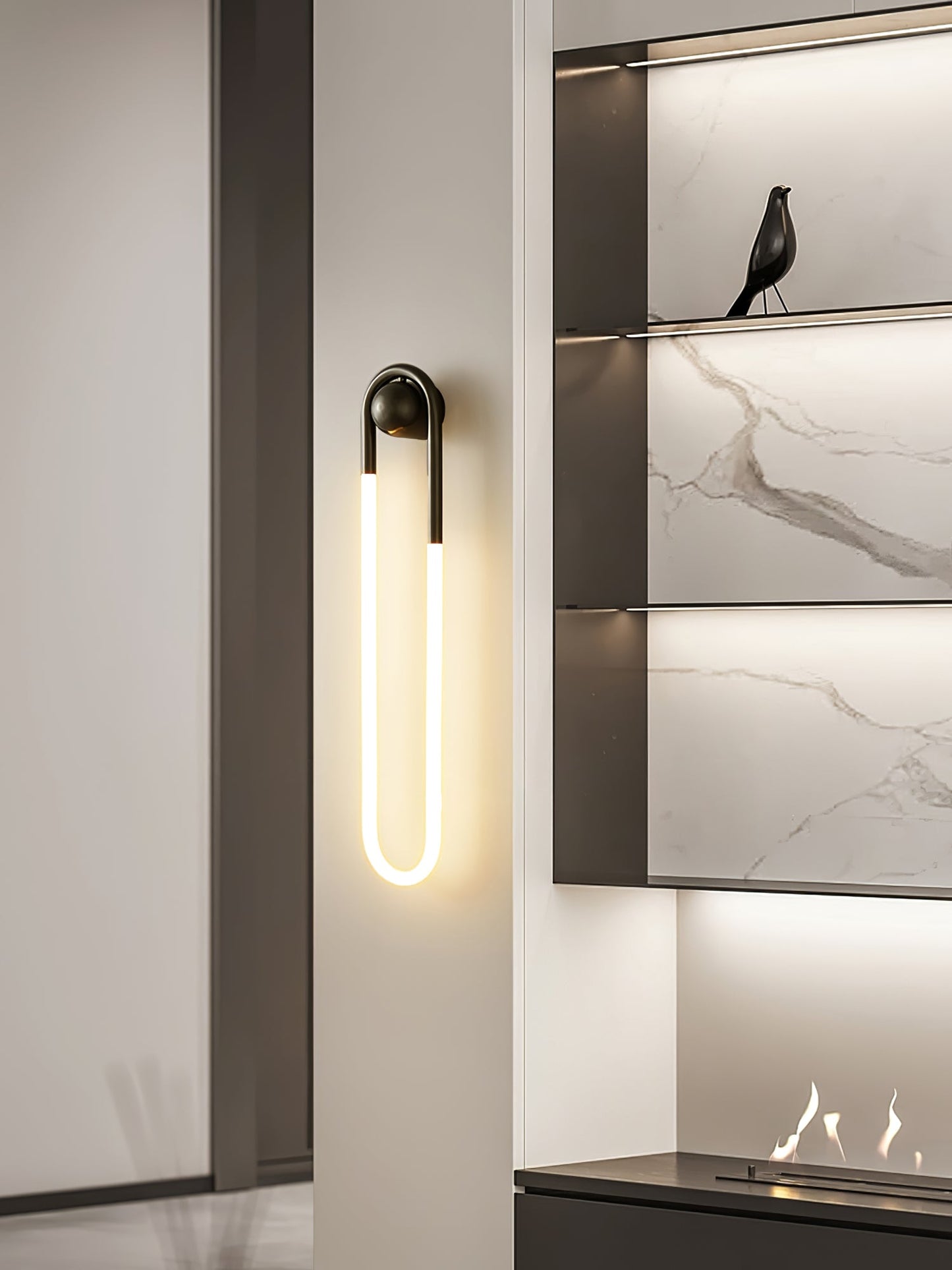 Vioren - Minimalistische Loop Wandlamp Voor Stijlvolle Verlichting