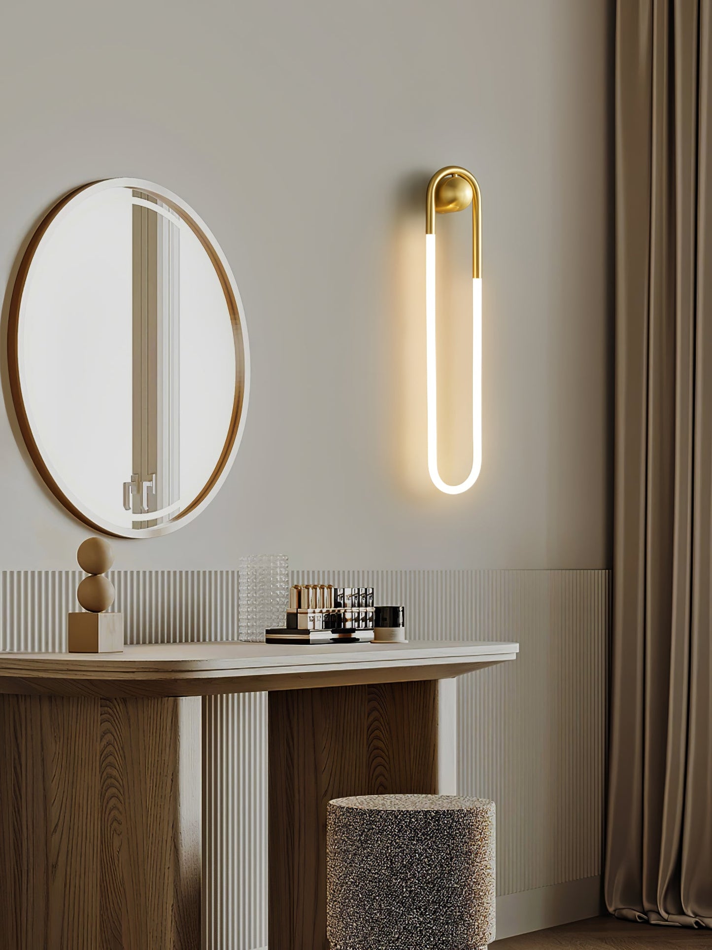Vioren - Minimalistische Loop Wandlamp Voor Stijlvolle Verlichting