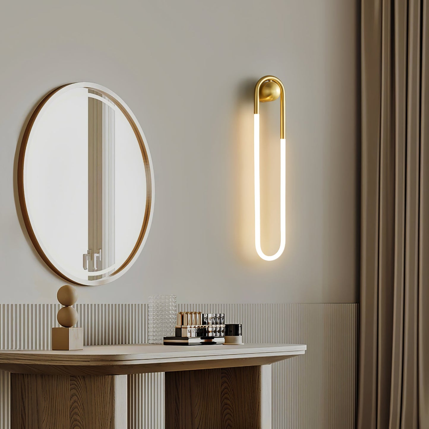 Vioren - Minimalistische Loop Wandlamp Voor Stijlvolle Verlichting