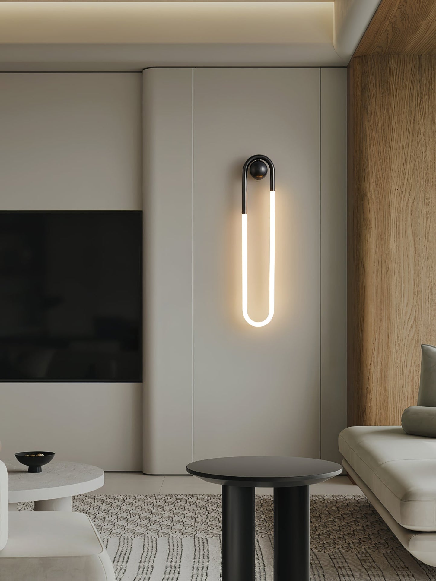 Vioren - Minimalistische Loop Wandlamp Voor Stijlvolle Verlichting