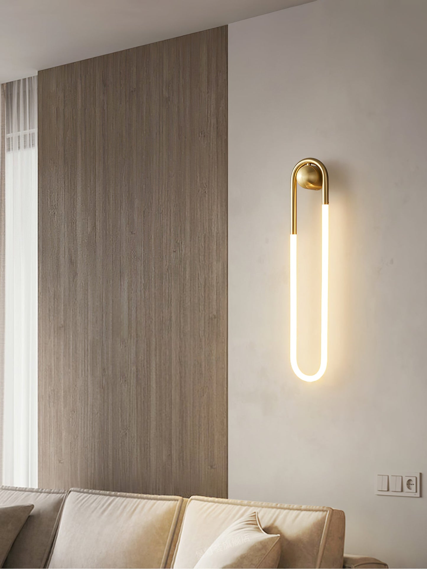 Vioren - Minimalistische Loop Wandlamp Voor Stijlvolle Verlichting