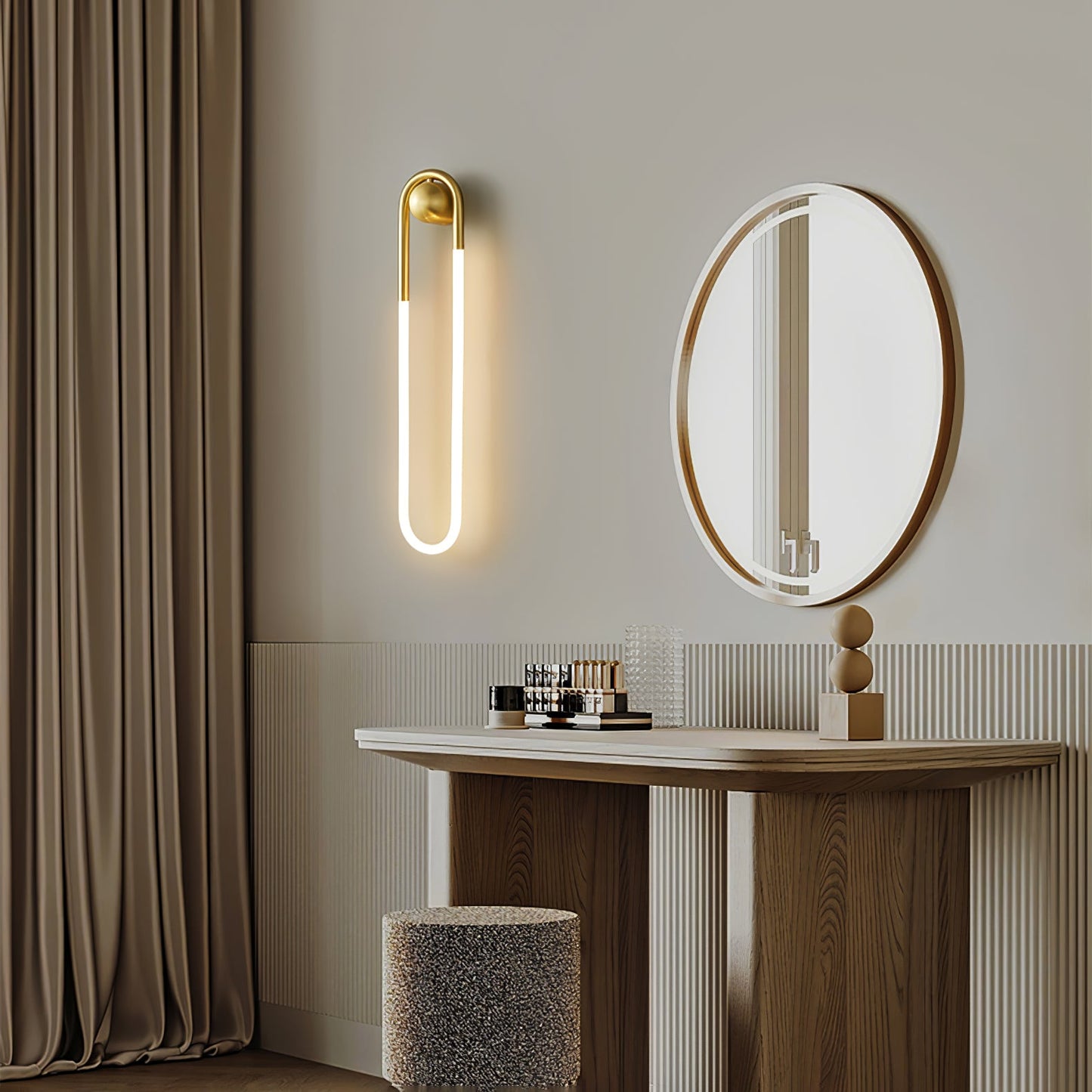 Vioren - Minimalistische Loop Wandlamp Voor Stijlvolle Verlichting