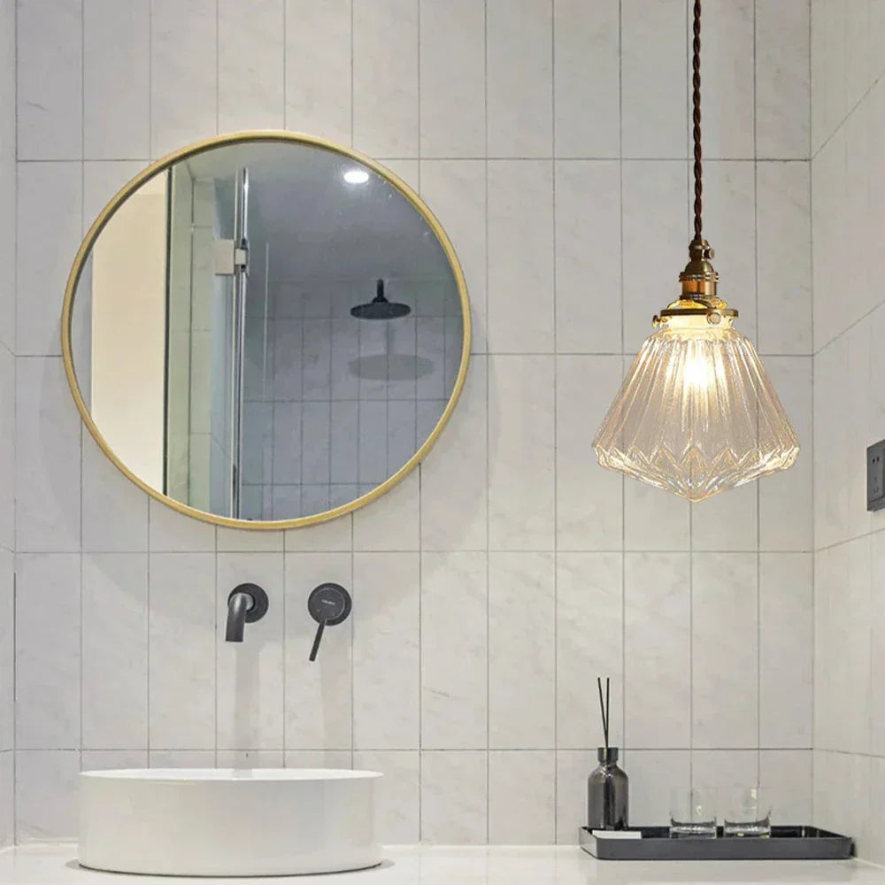 Aurelia – Kristallen Glazen Hanglamp (Plafondlamp, Nordic Retro, E27)