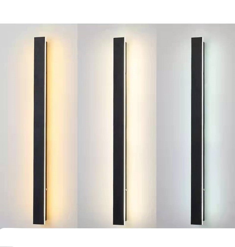 Havenvale - Verticale LED Buitenwandlamp Met Dimbare Functie En Strak Design