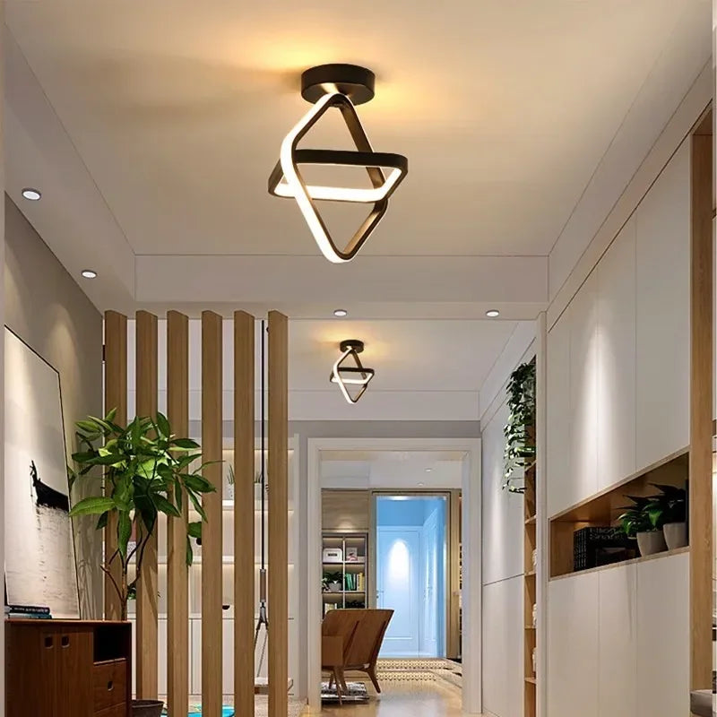 Soapore - Moderne LED Plafondlamp - Creatieve Twee-Ringen Designlamp