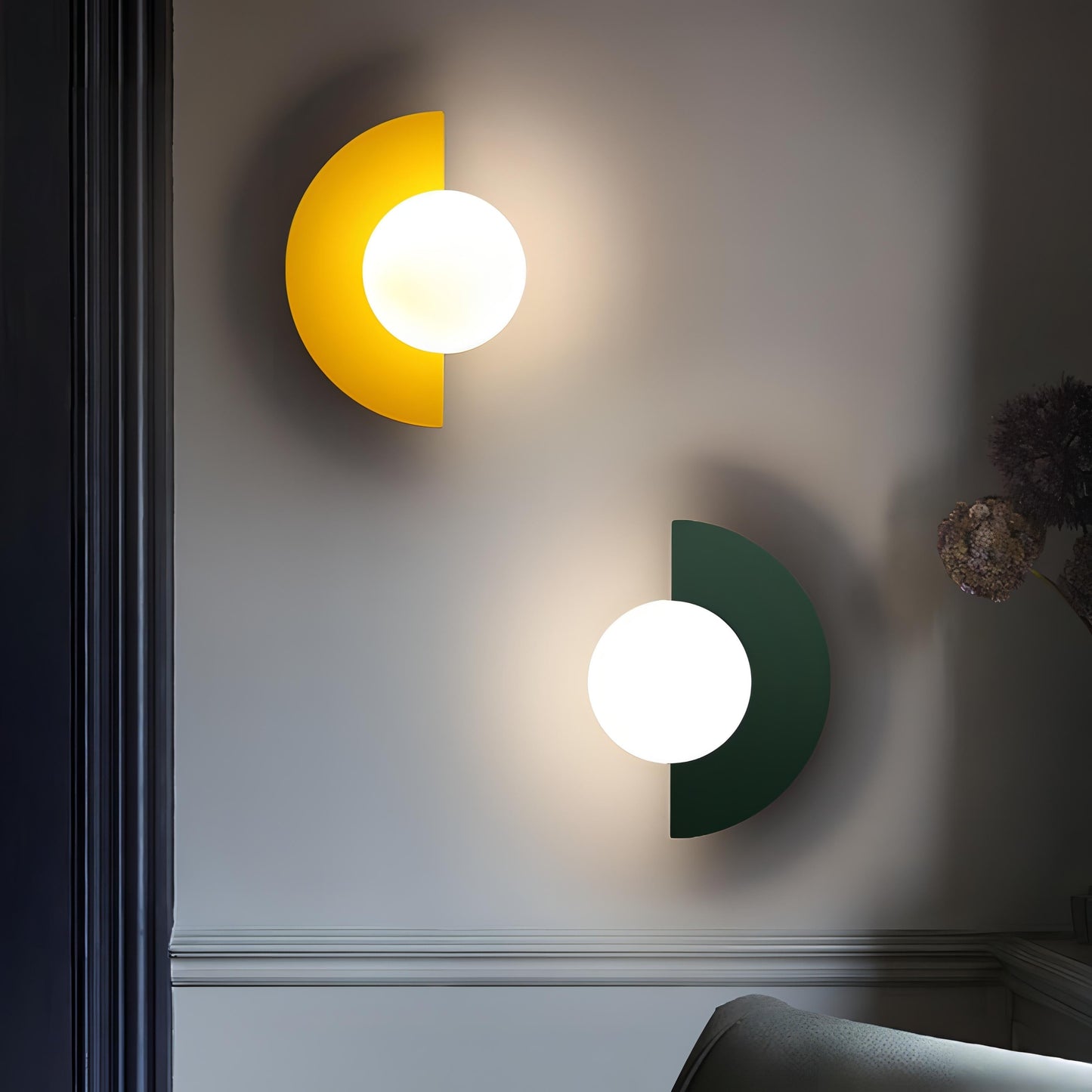 Gardeon – Elegante Halfronde Wandlamp met Minimalistisch Design