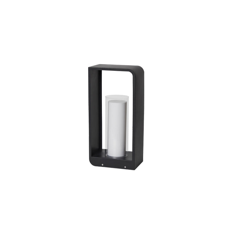 Auro – Moderne Vierkante Outdoor LED Tuinlamp (Waterdicht, Zonne-energie/Hardwired)