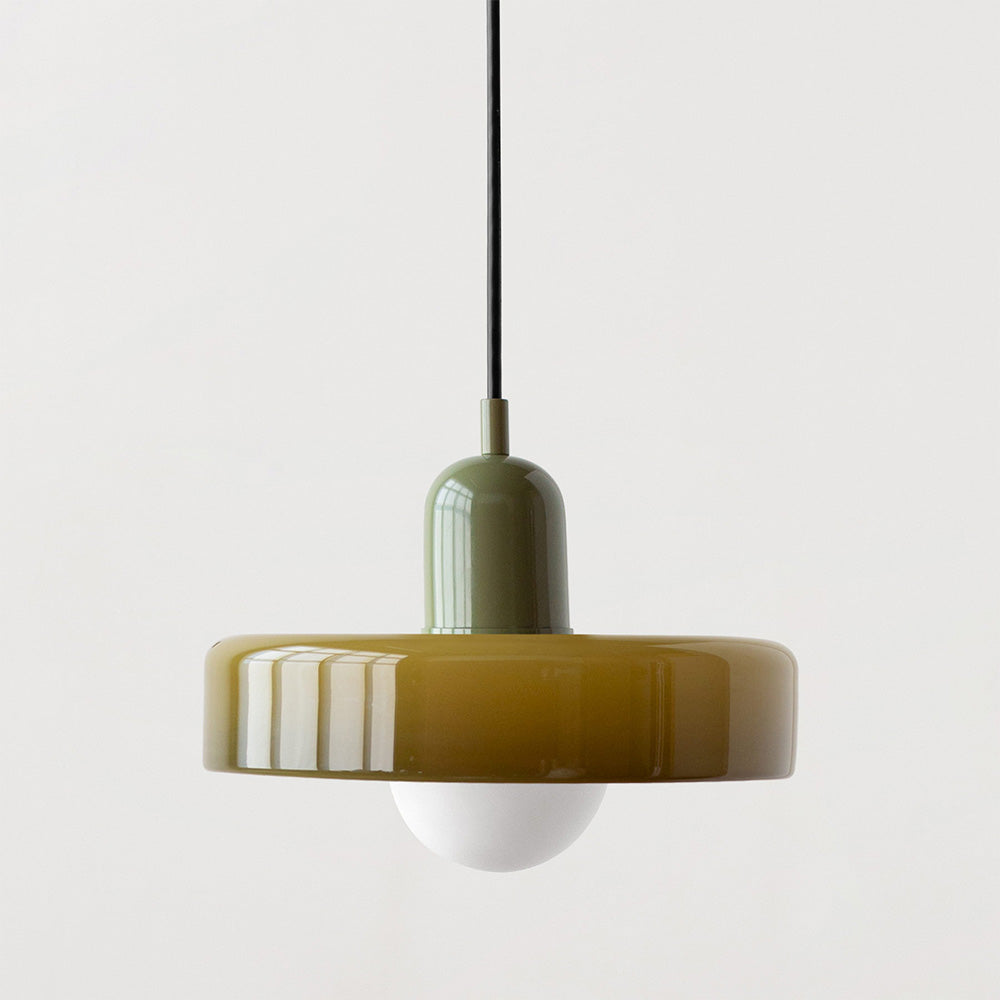 GleaMore - Bauhaus Hanglamp In Stijlvol Gekleurd Glas