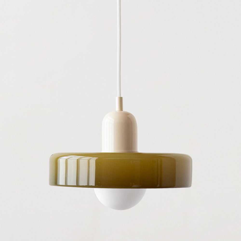 GleaMore - Bauhaus Hanglamp In Stijlvol Gekleurd Glas