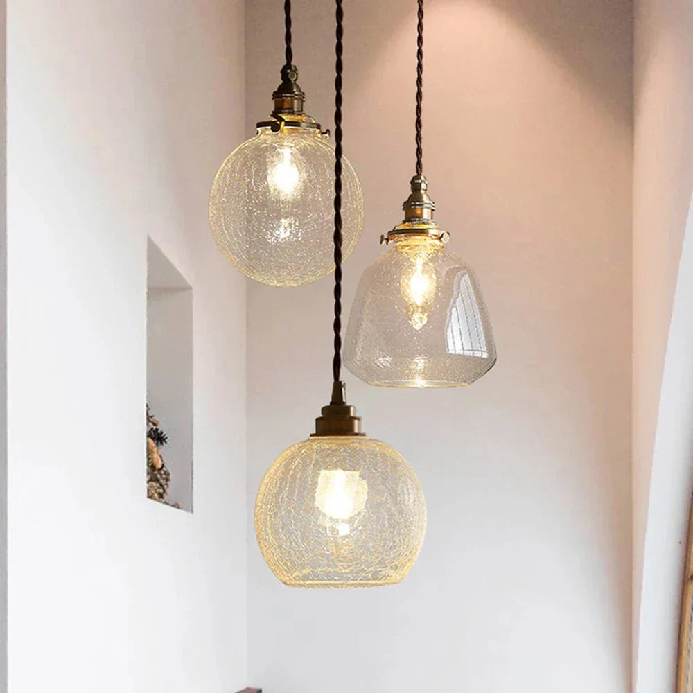 Aurelia – Kristallen Glazen Hanglamp (Plafondlamp, Nordic Retro, E27)