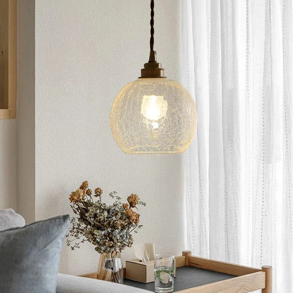 Aurelia – Kristallen Glazen Hanglamp (Plafondlamp, Nordic Retro, E27)